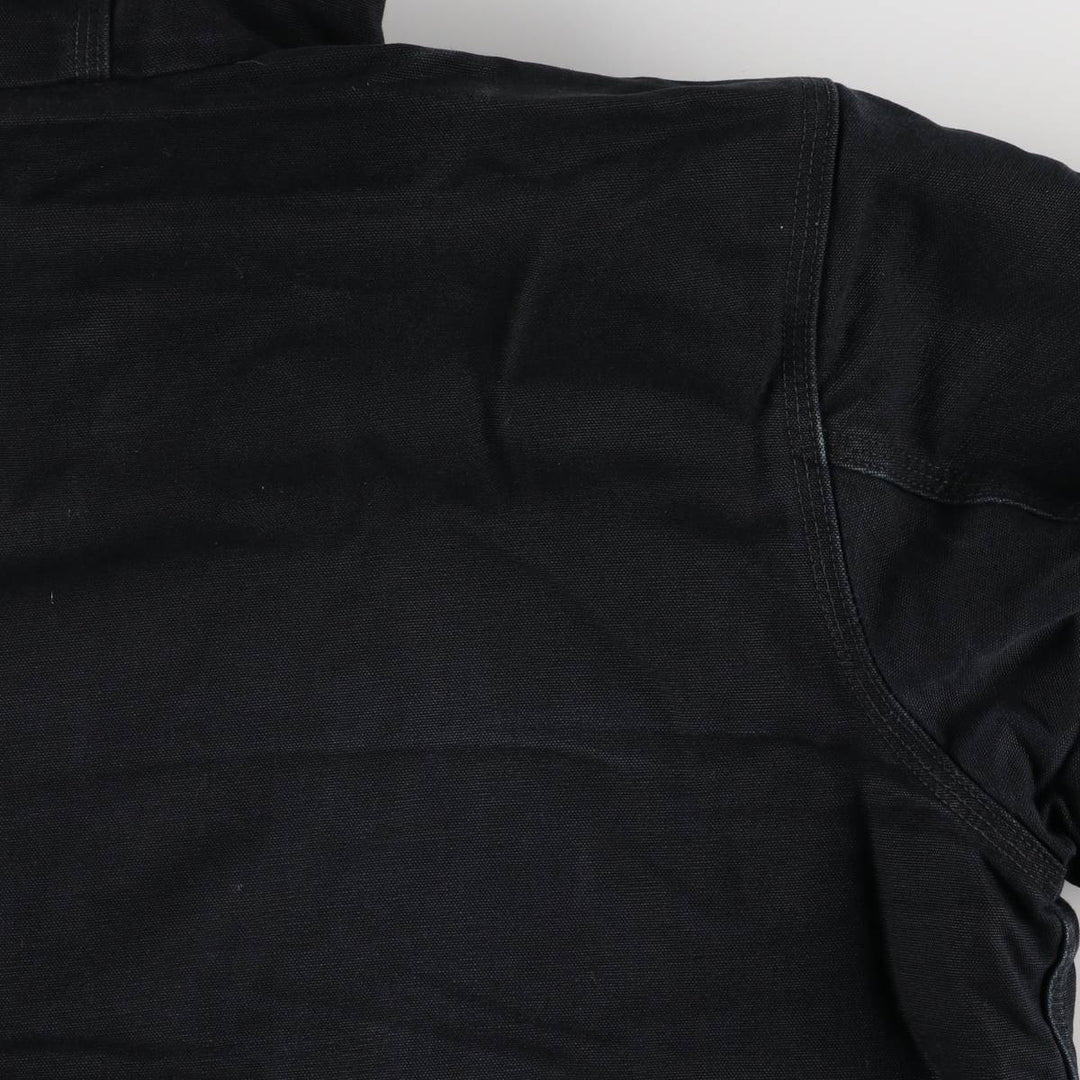 Carhartt Active Jacket, Padded Duck Full-Zip Hoodie, Men's Size L cotton black type Vintage Second Hand