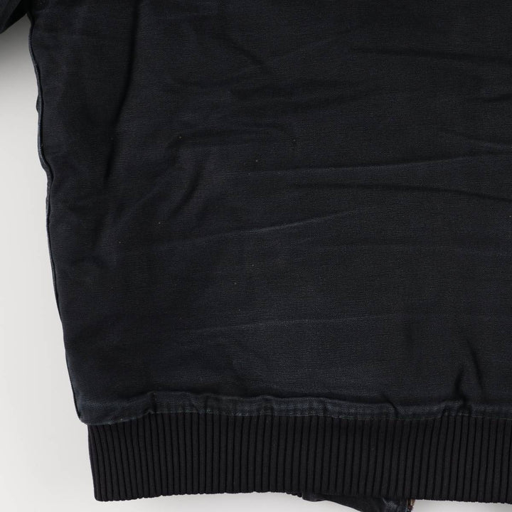 Carhartt Active Jacket, Padded Duck Full-Zip Hoodie, Men's Size L cotton black type Vintage Second Hand