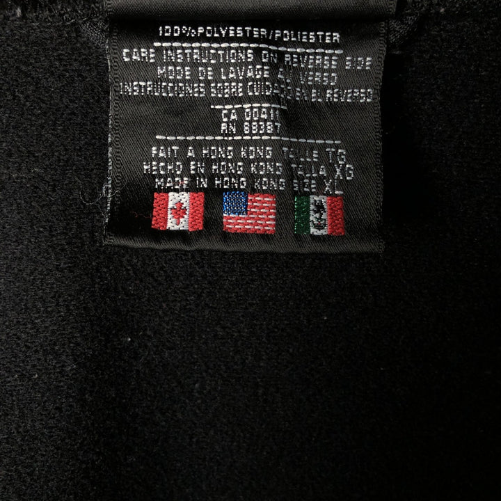 Vintage 80s-90'S adidas jersey track jacket, men's XL size polyester black type Vintage Second Hand