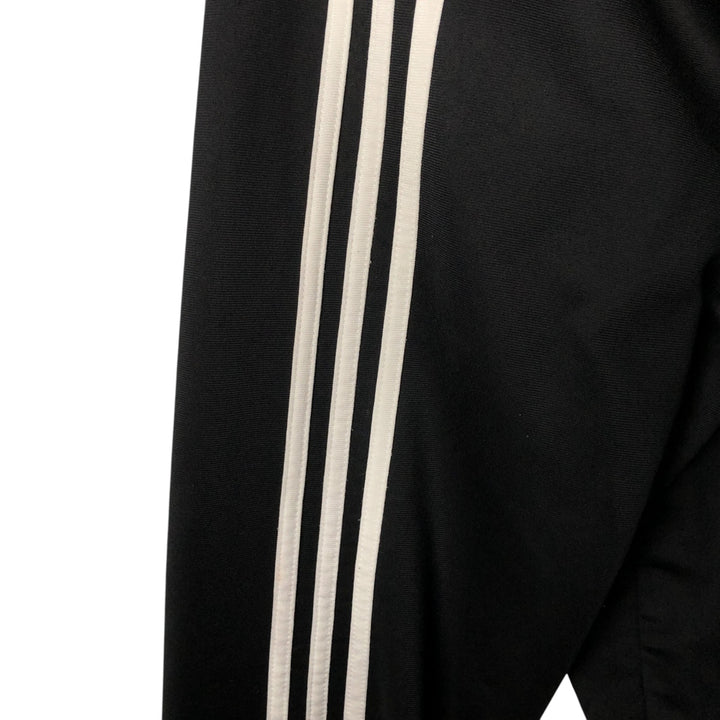 Vintage 80s-90'S adidas jersey track jacket, men's XL size polyester black type Vintage Second Hand