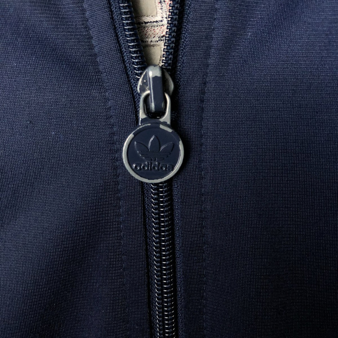 2000'S adidas Originals College Track Jacket, Men's Size L polyester navy blue type Vintage Second Hand