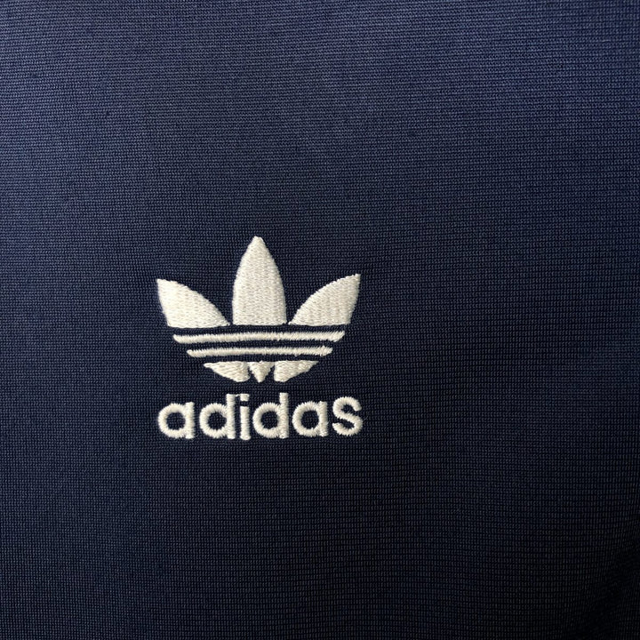 2000'S adidas Originals College Track Jacket, Men's Size L polyester navy blue type Vintage Second Hand