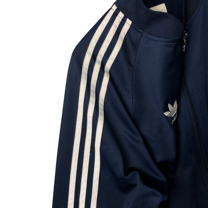 2000'S adidas Originals College Track Jacket, Men's Size L polyester navy blue type Vintage Second Hand