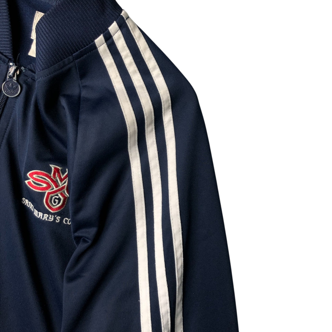 2000'S adidas Originals College Track Jacket, Men's Size L polyester navy blue type Vintage Second Hand