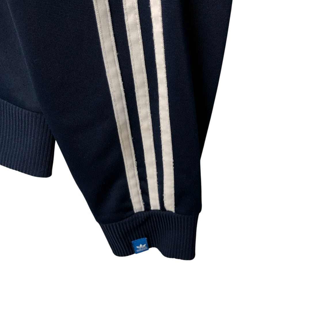2000'S adidas Originals College Track Jacket, Men's Size L polyester navy blue type Vintage Second Hand