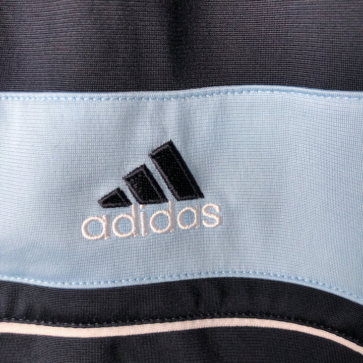 00'S adidas back logo jersey track jacket men's size L polyester navy blue type Vintage Second Hand
