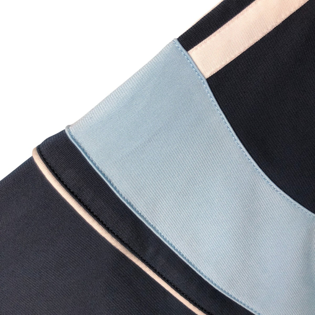 00'S adidas back logo jersey track jacket men's size L polyester navy blue type Vintage Second Hand