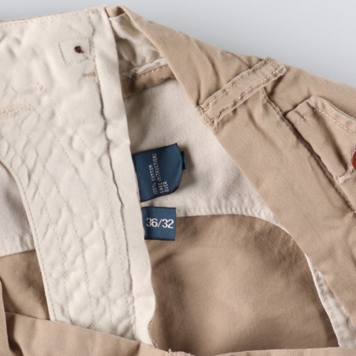 Ralph Lauren POLO by Ralph Lauren Chino Pants Men's W37 cotton Beige type Vintage Second Hand