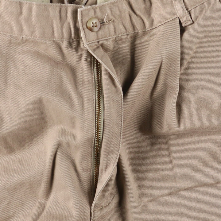 Ralph Lauren POLO RALPH LAUREN Two-pleat chino pants for men, size W33 cotton Beige type Vintage Second Hand