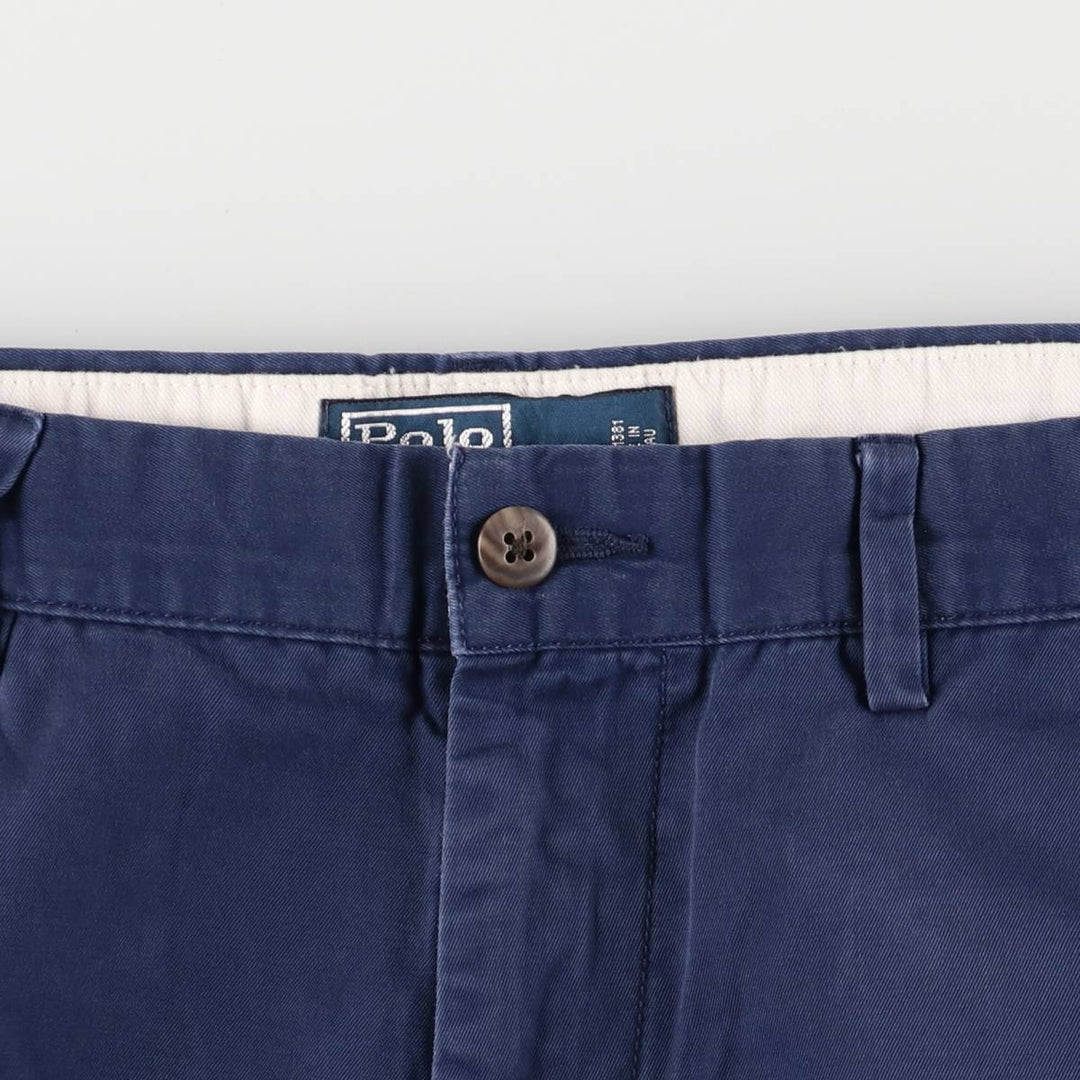 Ralph Lauren POLO by Ralph Lauren Chino Pants Men's W33 equivalent cotton navy blue type Vintage Second Hand