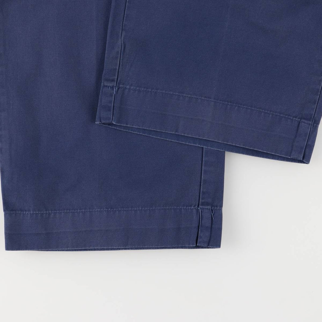 Ralph Lauren POLO by Ralph Lauren Chino Pants Men's W33 equivalent cotton navy blue type Vintage Second Hand