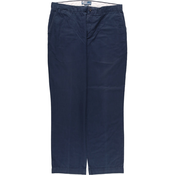 Ralph Lauren POLO by Ralph Lauren SUFFIELD PANT chino pants, men's size W37 cotton navy blue type Vintage Second Hand