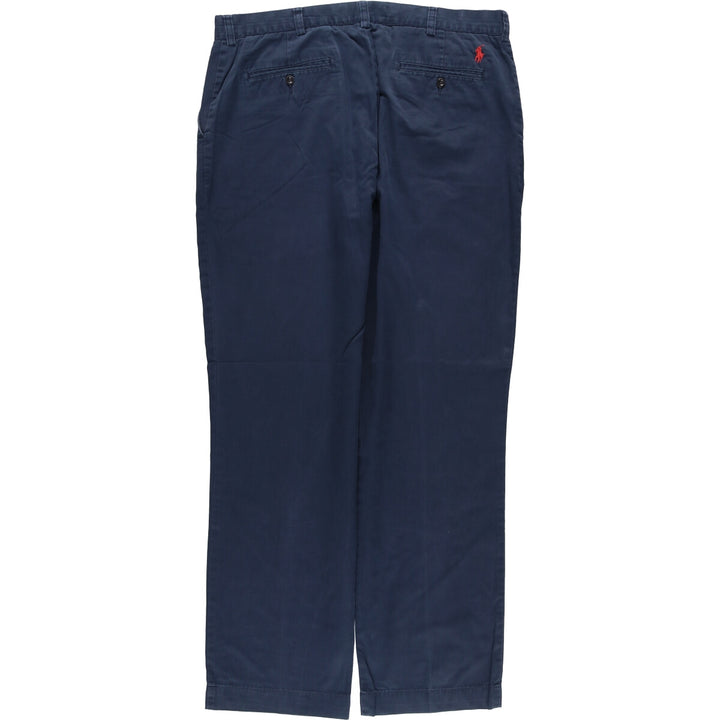 Ralph Lauren POLO by Ralph Lauren SUFFIELD PANT chino pants, men's size W37 cotton navy blue type Vintage Second Hand