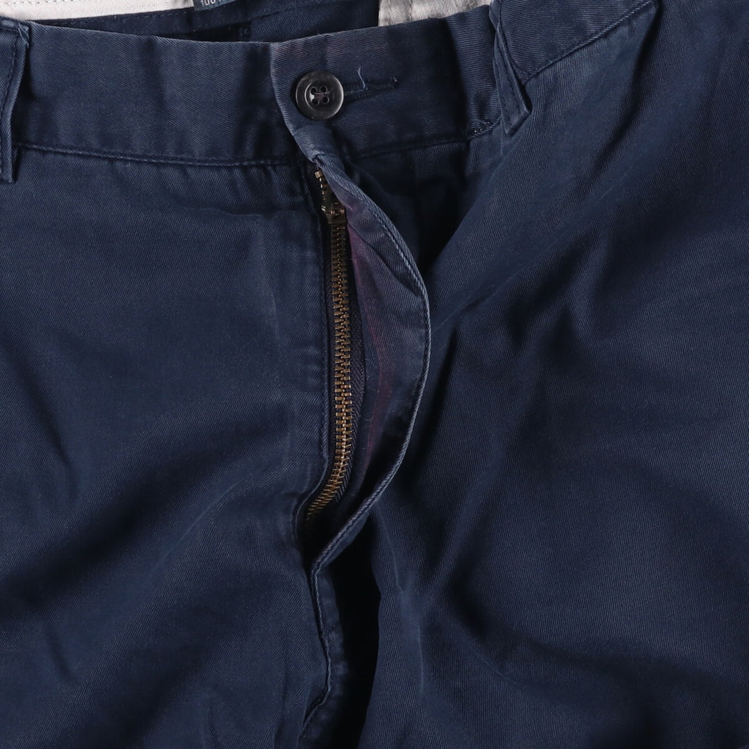Ralph Lauren POLO by Ralph Lauren SUFFIELD PANT chino pants, men's size W37 cotton navy blue type Vintage Second Hand