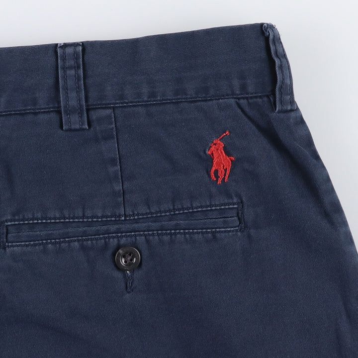 Ralph Lauren POLO by Ralph Lauren SUFFIELD PANT chino pants, men's size W37 cotton navy blue type Vintage Second Hand
