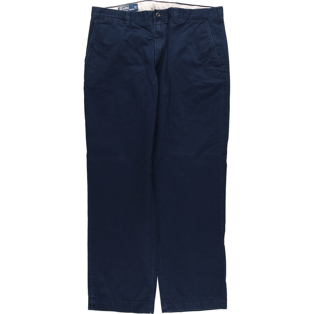 Ralph Lauren POLO by Ralph Lauren PRESTON PANT Chino pants for men, equivalent to w35 cotton navy blue type Vintage Second Hand