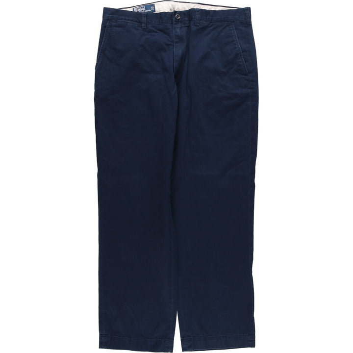 Ralph Lauren POLO by Ralph Lauren PRESTON PANT Chino pants for men, equivalent to w35 cotton navy blue type Vintage Second Hand