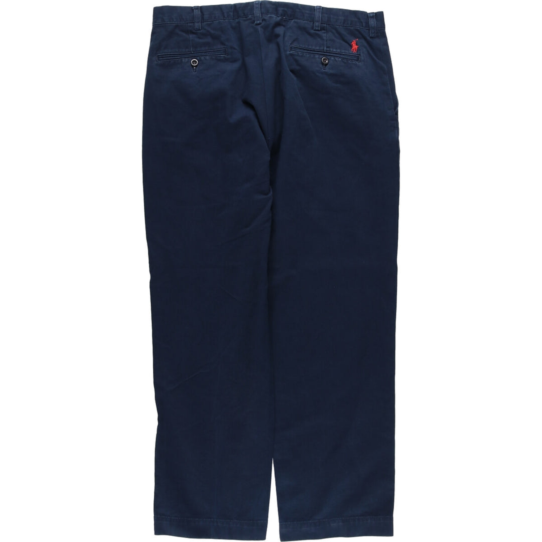 Ralph Lauren POLO by Ralph Lauren PRESTON PANT Chino pants for men, equivalent to w35 cotton navy blue type Vintage Second Hand