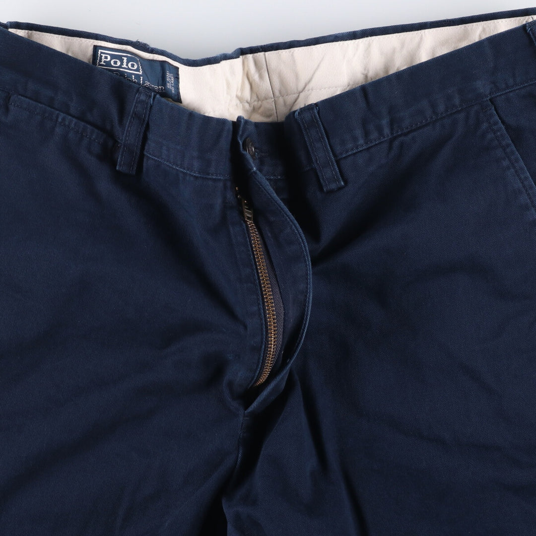 Ralph Lauren POLO by Ralph Lauren PRESTON PANT Chino pants for men, equivalent to w35 cotton navy blue type Vintage Second Hand