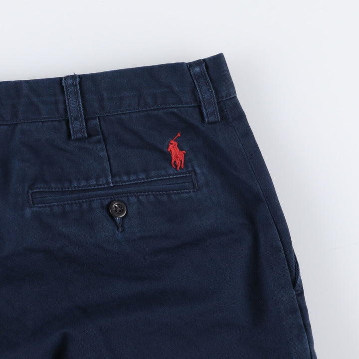 Ralph Lauren POLO by Ralph Lauren PRESTON PANT Chino pants for men, equivalent to w35 cotton navy blue type Vintage Second Hand