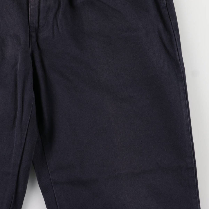 Ralph Lauren POLO RALPH LAUREN Two-pleat chino pants for men, size W34 cotton navy blue type Vintage Second Hand