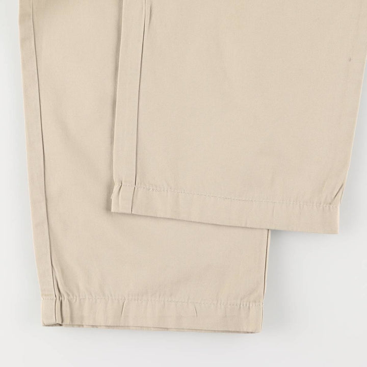 Ralph Lauren POLO by Ralph Lauren HAMMOND PANT, two-pleat chino pants, men's w36 equivalent cotton Beige type Vintage Second Hand