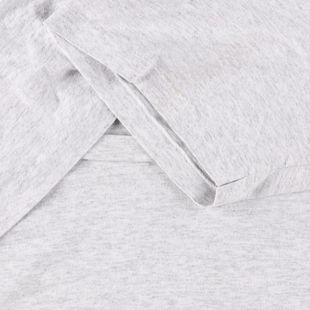 90'S Hanes HEAVYWEIGHT 50 cotton gray type Vintage Second Hand