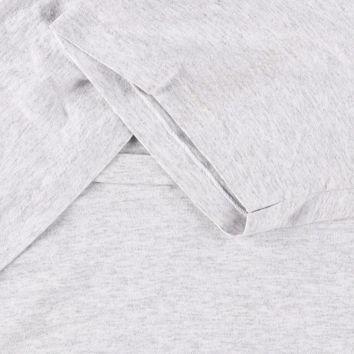 90'S Hanes HEAVYWEIGHT 50 cotton gray type Vintage Second Hand