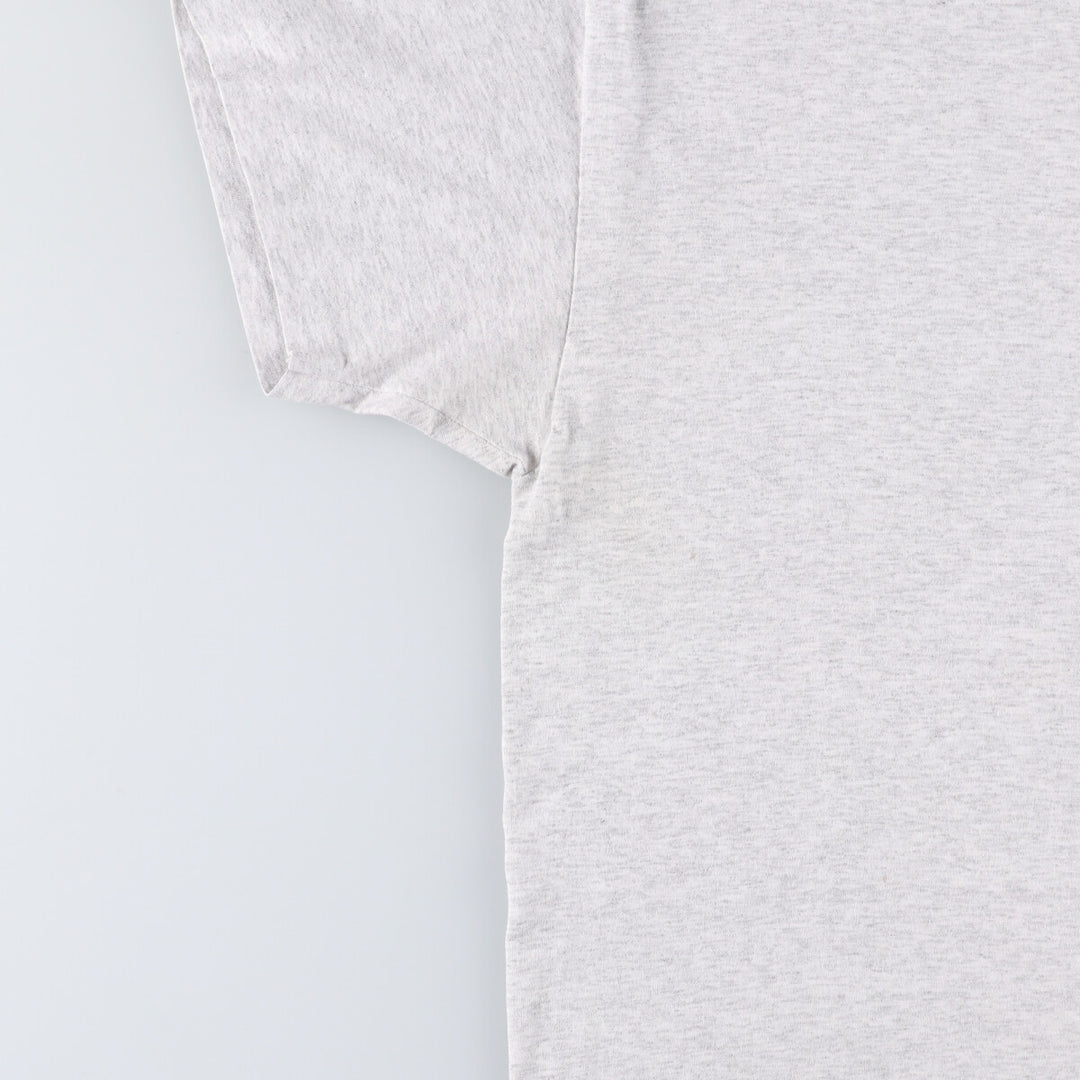 90'S Hanes HEAVYWEIGHT 50 cotton gray type Vintage Second Hand