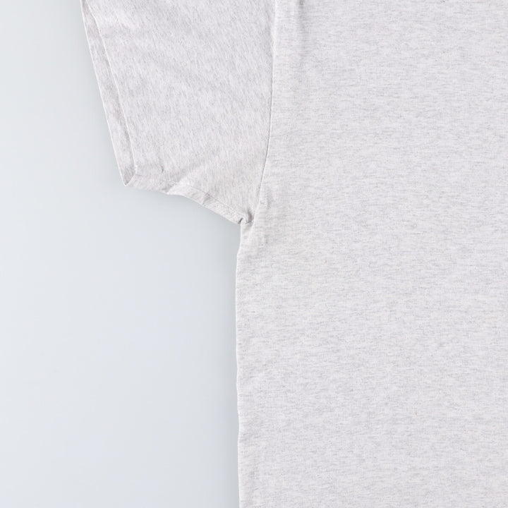 90'S Hanes HEAVYWEIGHT 50 cotton gray type Vintage Second Hand