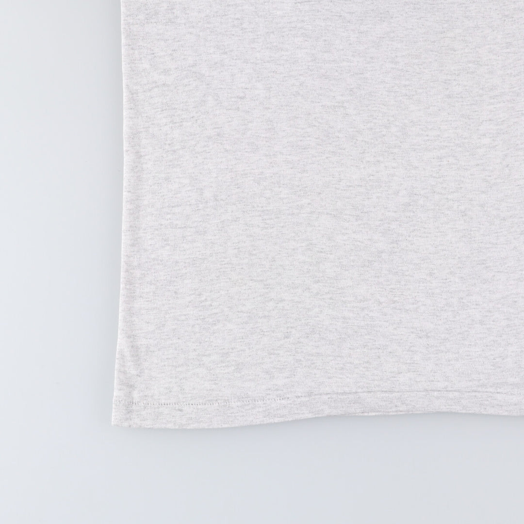 90'S Hanes HEAVYWEIGHT 50 cotton gray type Vintage Second Hand
