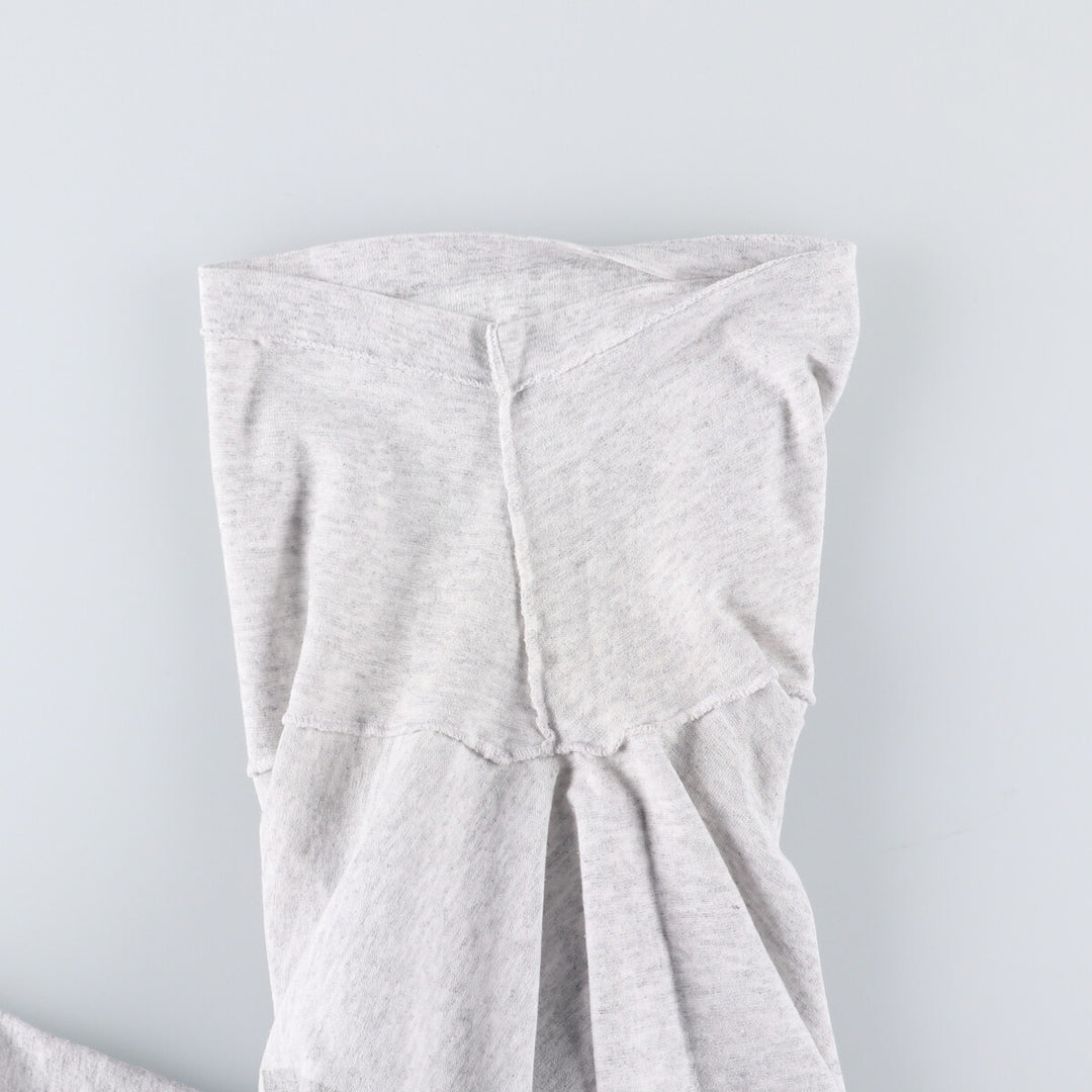 90'S Hanes HEAVYWEIGHT 50 cotton gray type Vintage Second Hand