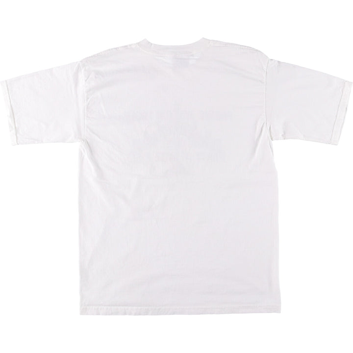 90'S All Sports ALL SPORT Message Print T-Shirt, Made in USA, Men's Size L, Vintage cotton white type Vintage Second Hand