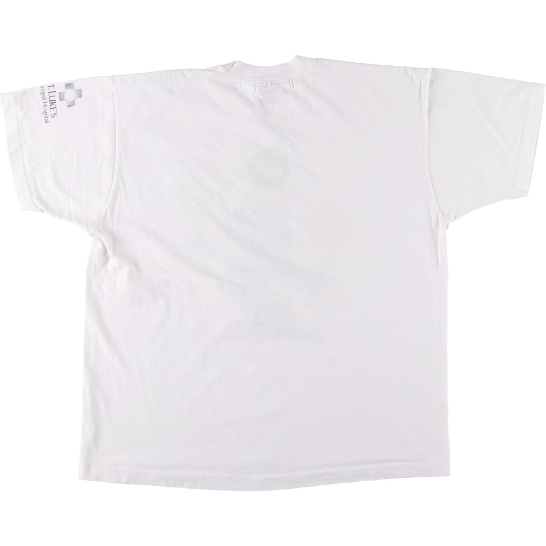 90'S Fruit of the Loom Best Printed T-shirt, Made in USA, Men's XL, Vintage cotton white type Vintage Second Hand