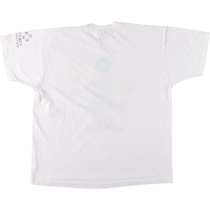 90'S Fruit of the Loom Best Printed T-shirt, Made in USA, Men's XL, Vintage cotton white type Vintage Second Hand