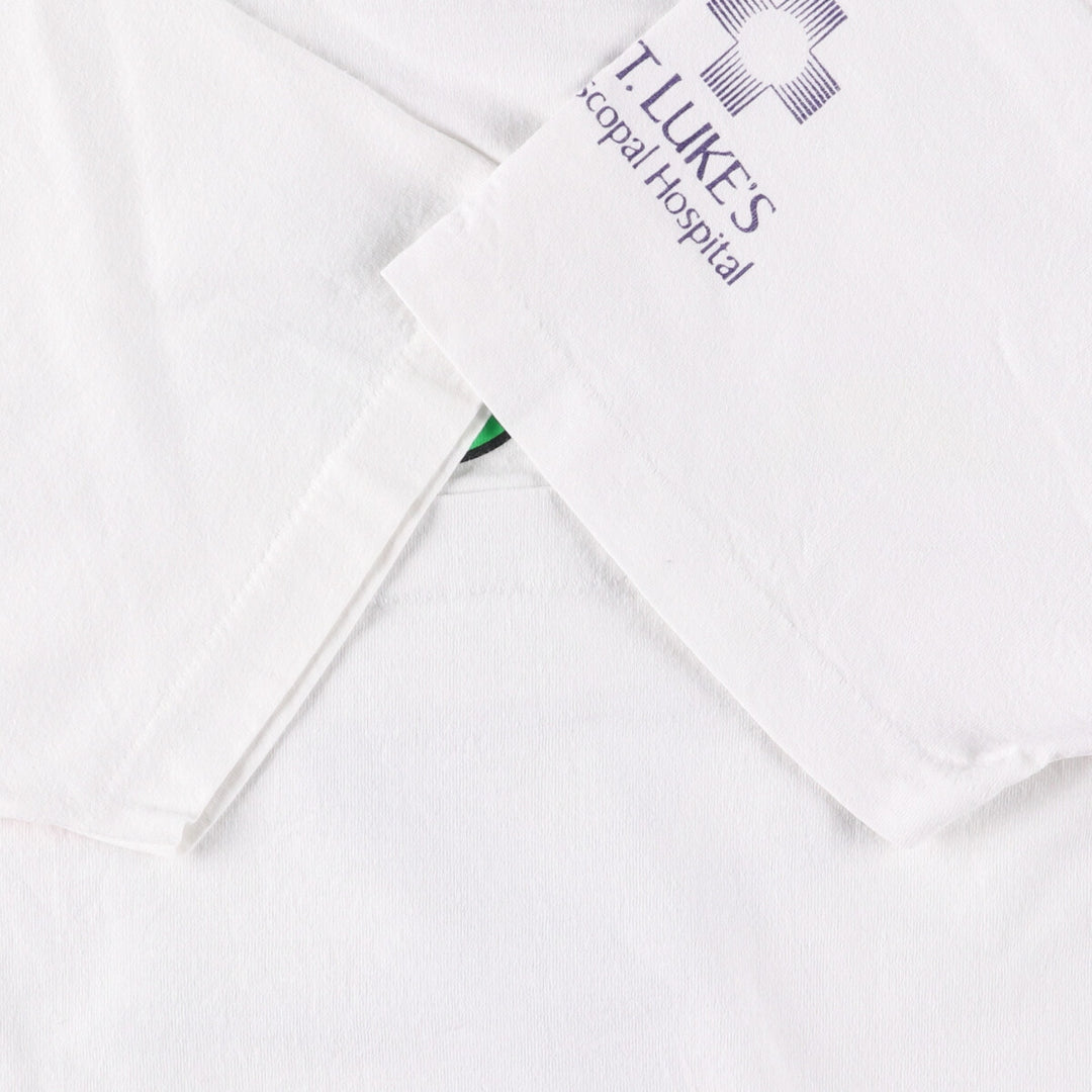 90'S Fruit of the Loom Best Printed T-shirt, Made in USA, Men's XL, Vintage cotton white type Vintage Second Hand
