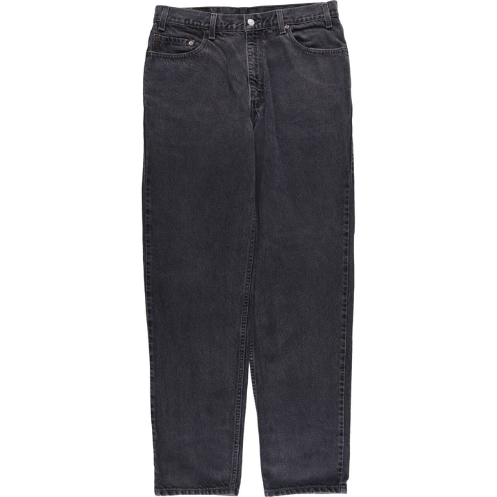 2000'S Levi's Relaxed Straight Leg Tapered Denim Pants, Black, Size 43901-7250, Men's, Size W35 cotton black type Vintage Second Hand