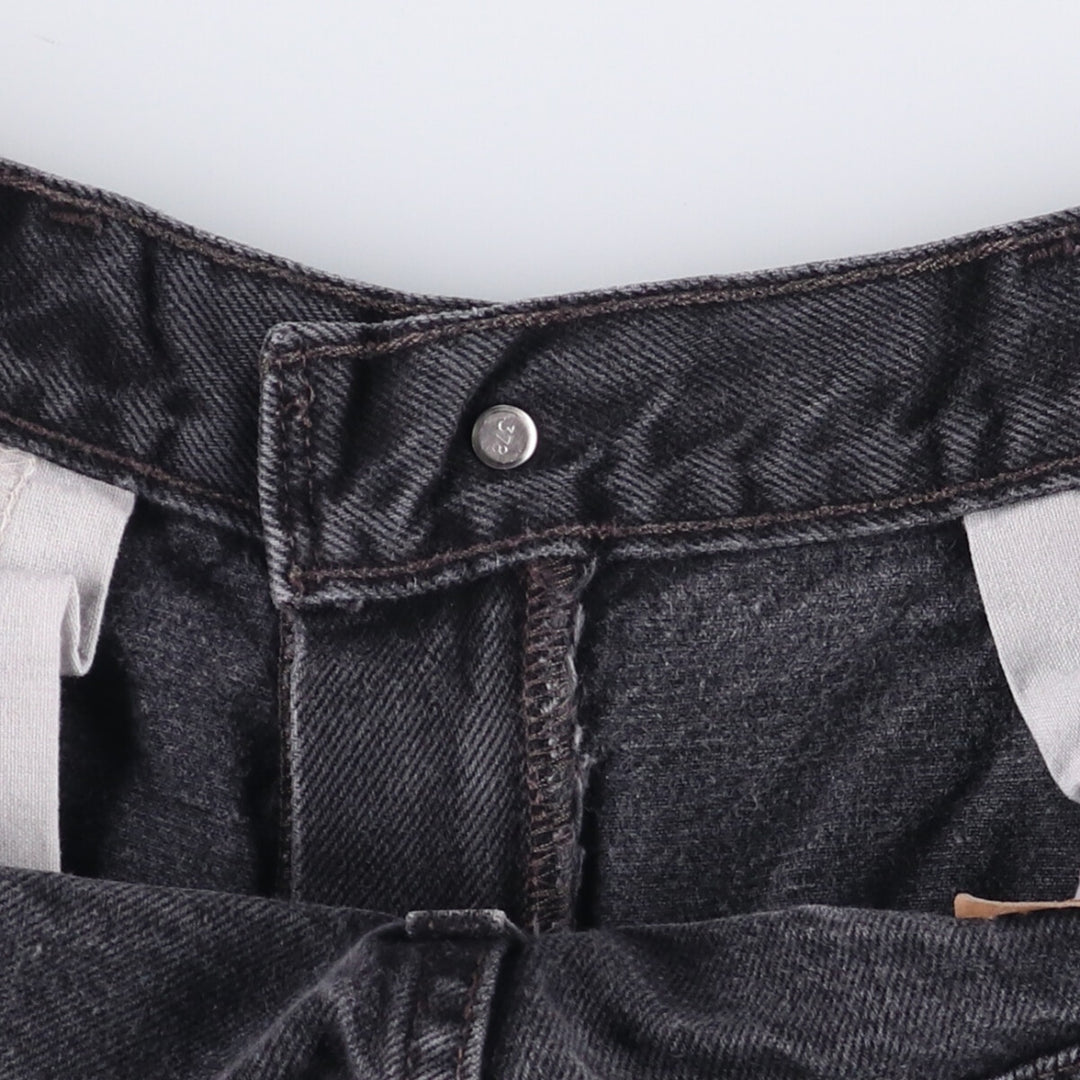 2000'S Levi's Relaxed Straight Leg Tapered Denim Pants, Black, Size 43901-7250, Men's, Size W35 cotton black type Vintage Second Hand