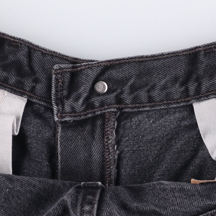2000'S Levi's Relaxed Straight Leg Tapered Denim Pants, Black, Size 43901-7250, Men's, Size W35 cotton black type Vintage Second Hand
