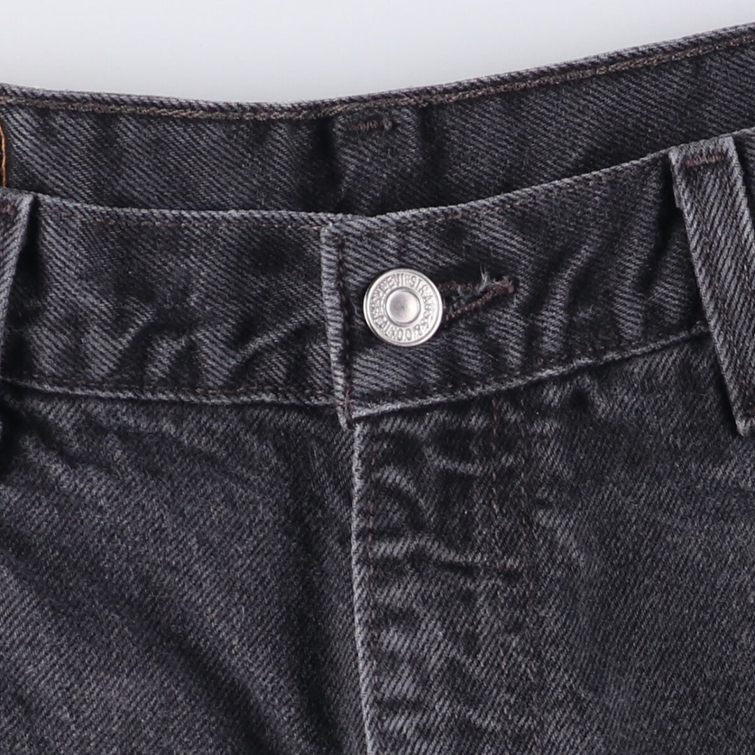 2000'S Levi's Relaxed Straight Leg Tapered Denim Pants, Black, Size 43901-7250, Men's, Size W35 cotton black type Vintage Second Hand