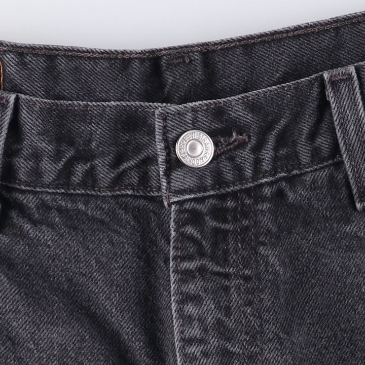 2000'S Levi's Relaxed Straight Leg Tapered Denim Pants, Black, Size 43901-7250, Men's, Size W35 cotton black type Vintage Second Hand