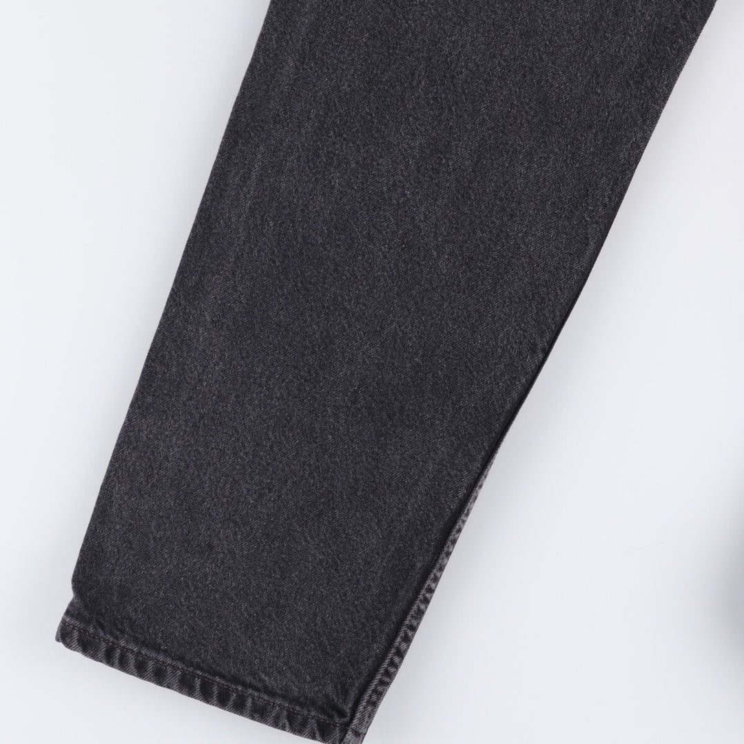 2000'S Levi's Relaxed Straight Leg Tapered Denim Pants, Black, Size 43901-7250, Men's, Size W35 cotton black type Vintage Second Hand
