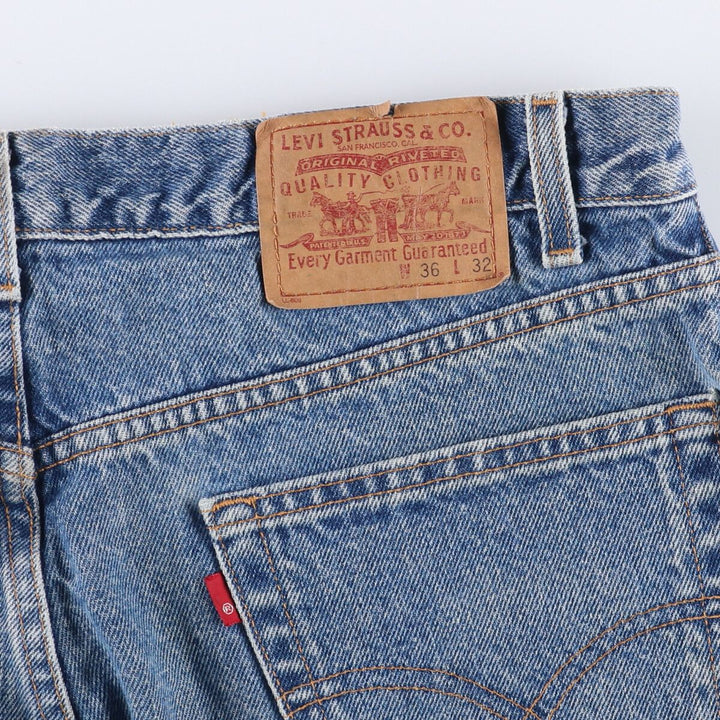 2000'S Levi's Relaxed Straight Leg Tapered Denim Pants, Men's Size 36 (43901-7212) cotton blue type Vintage Second Hand