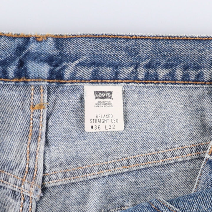 2000'S Levi's Relaxed Straight Leg Tapered Denim Pants, Men's Size 36 (43901-7212) cotton blue type Vintage Second Hand