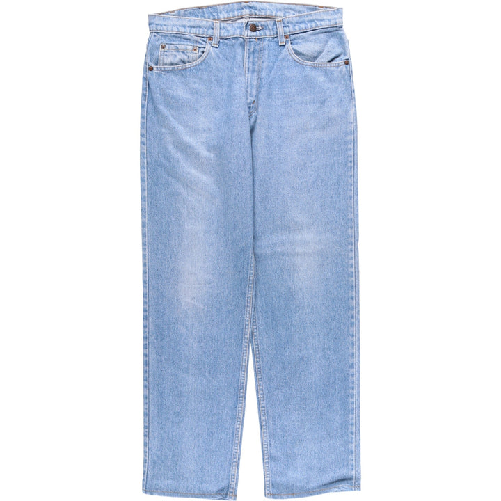90'S Levi's 506-0213 Straight Denim Pants, Made in USA, Men's, Size 34, Vintage cotton blue type Vintage Second Hand