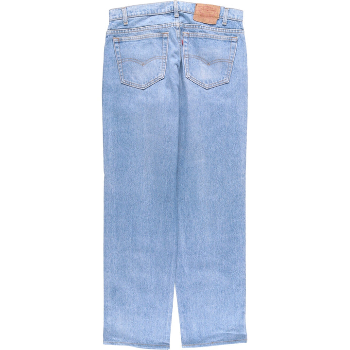 90'S Levi's 506-0213 Straight Denim Pants, Made in USA, Men's, Size 34, Vintage cotton blue type Vintage Second Hand