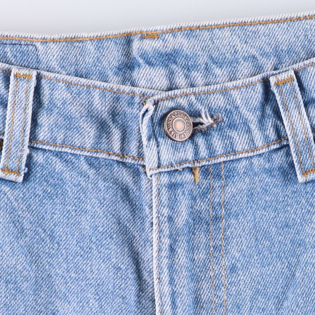 90'S Levi's 506-0213 Straight Denim Pants, Made in USA, Men's, Size 34, Vintage cotton blue type Vintage Second Hand