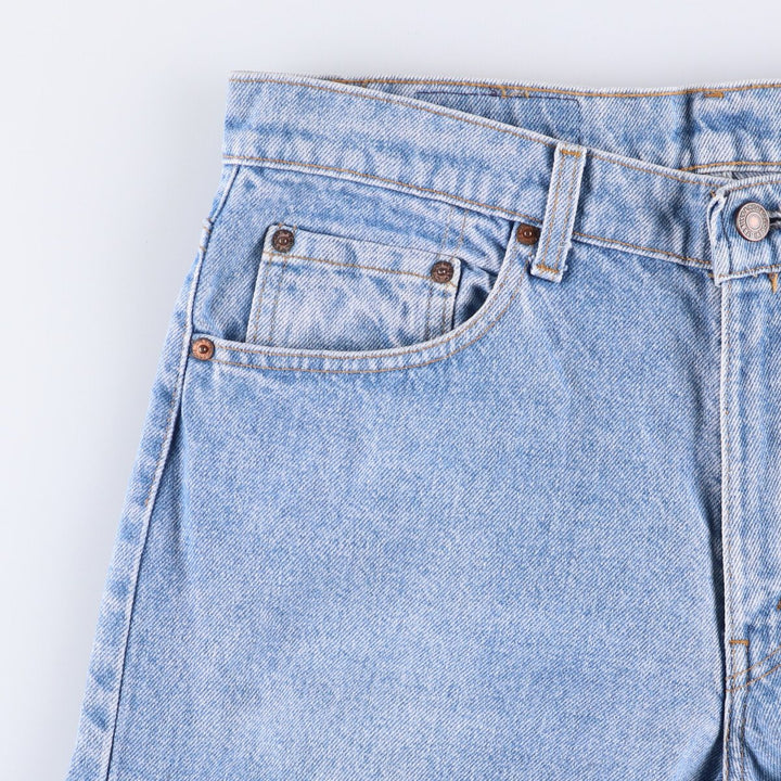 90'S Levi's 506-0213 Straight Denim Pants, Made in USA, Men's, Size 34, Vintage cotton blue type Vintage Second Hand