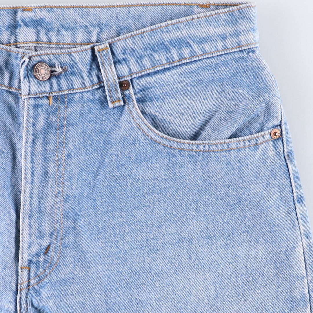 90'S Levi's 506-0213 Straight Denim Pants, Made in USA, Men's, Size 34, Vintage cotton blue type Vintage Second Hand