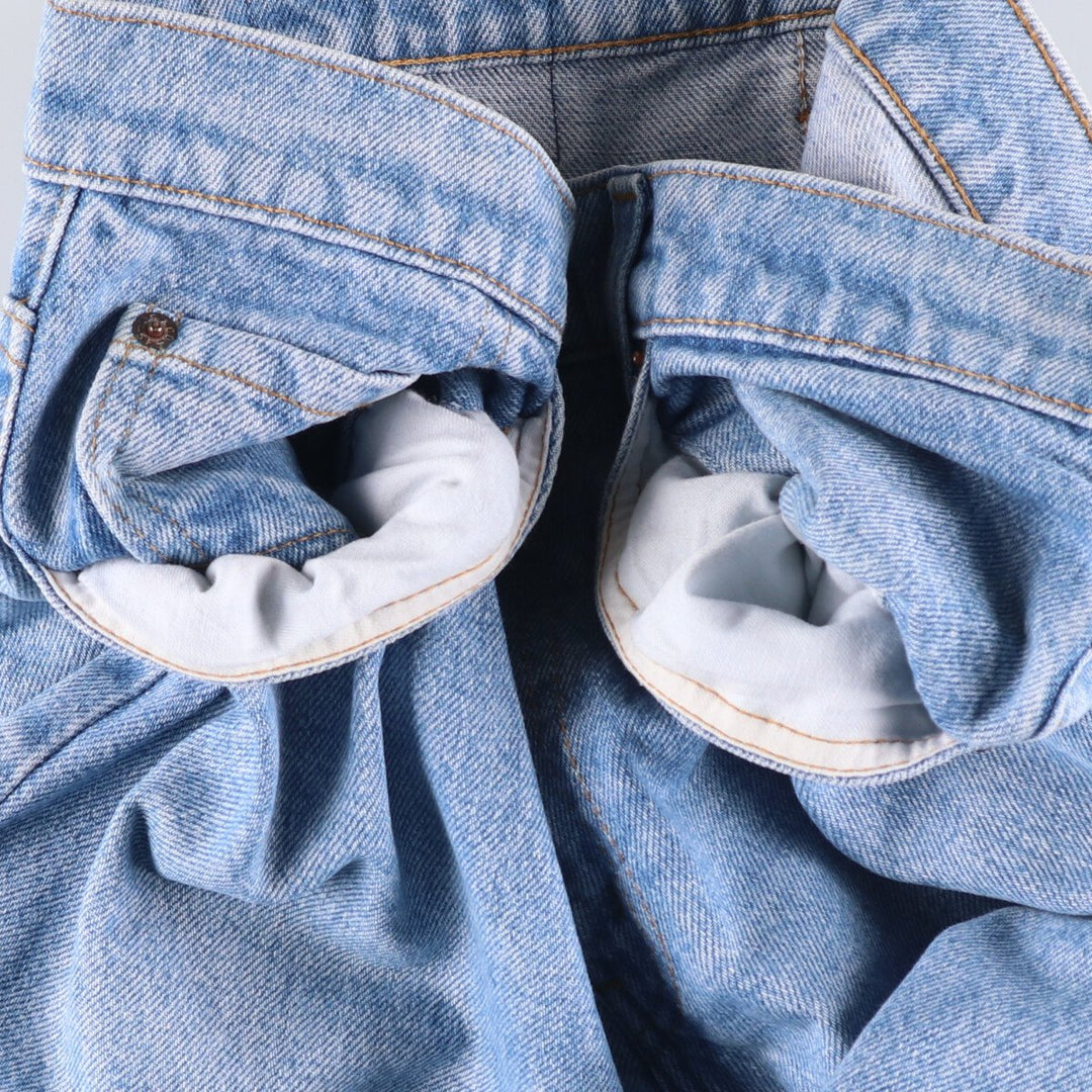 90'S Levi's 506-0213 Straight Denim Pants, Made in USA, Men's, Size 34, Vintage cotton blue type Vintage Second Hand